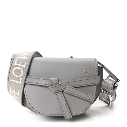 Loewe Calfskin Jacquard Mini Gate Crossbody Bag Onyx Blue 1 of 9
