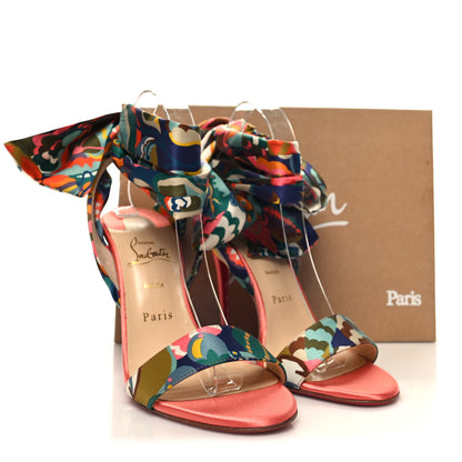 Christian Louboutin Satin Du Desert 100 Sandal 39 Charlotte 9 of 9