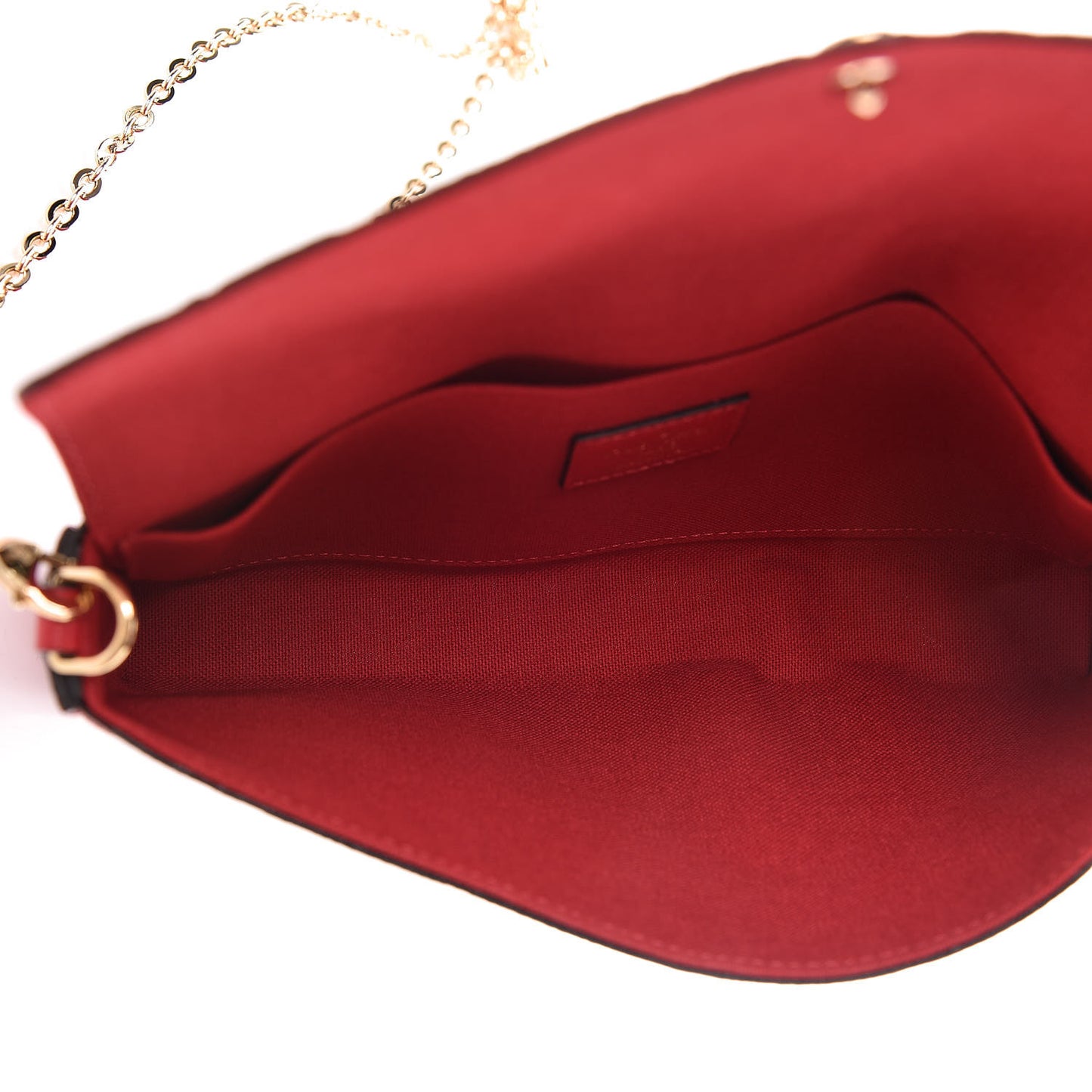 Empreinte Pochette Felicie Chain Wallet Cherry