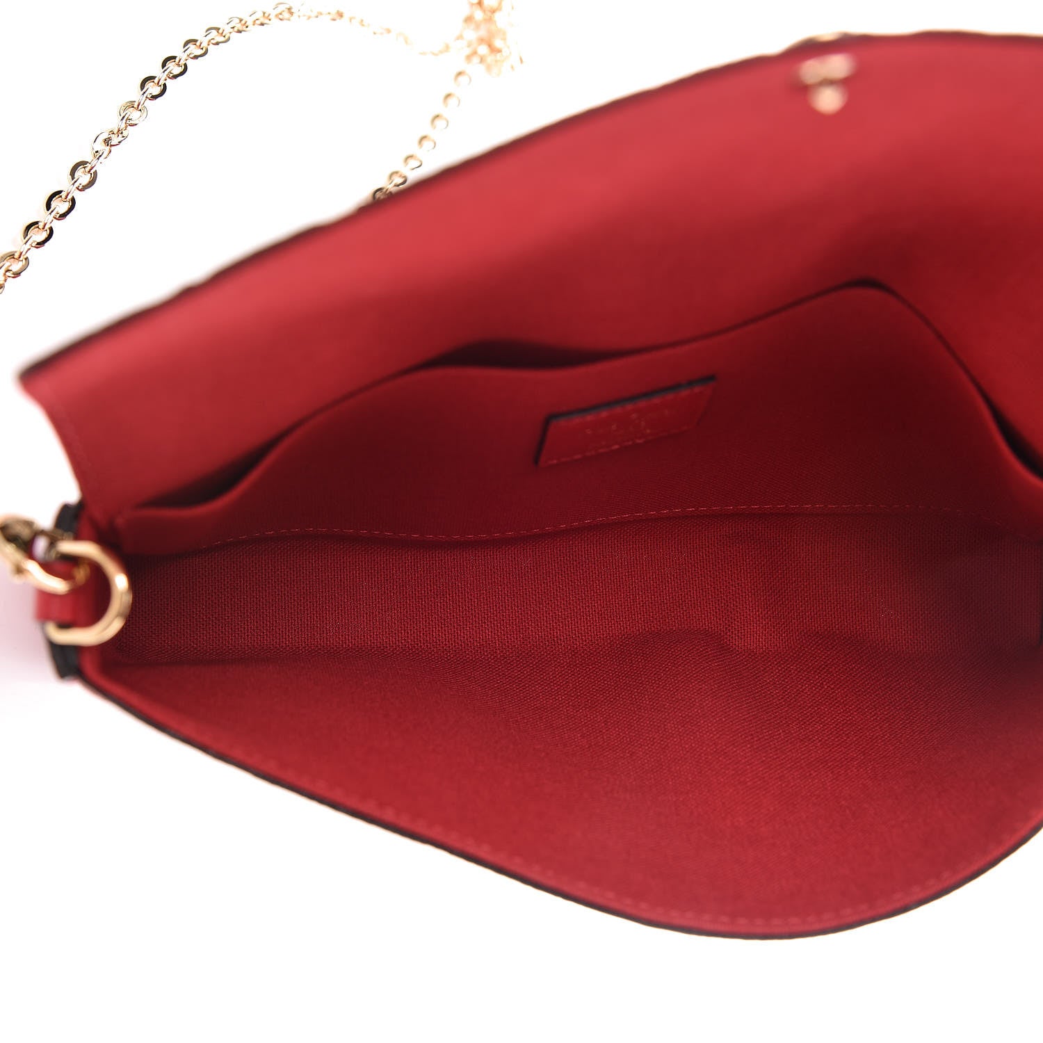 Louis Vuitton Empreinte Pochette Felicie Chain Wallet Cherry 6 of 10
