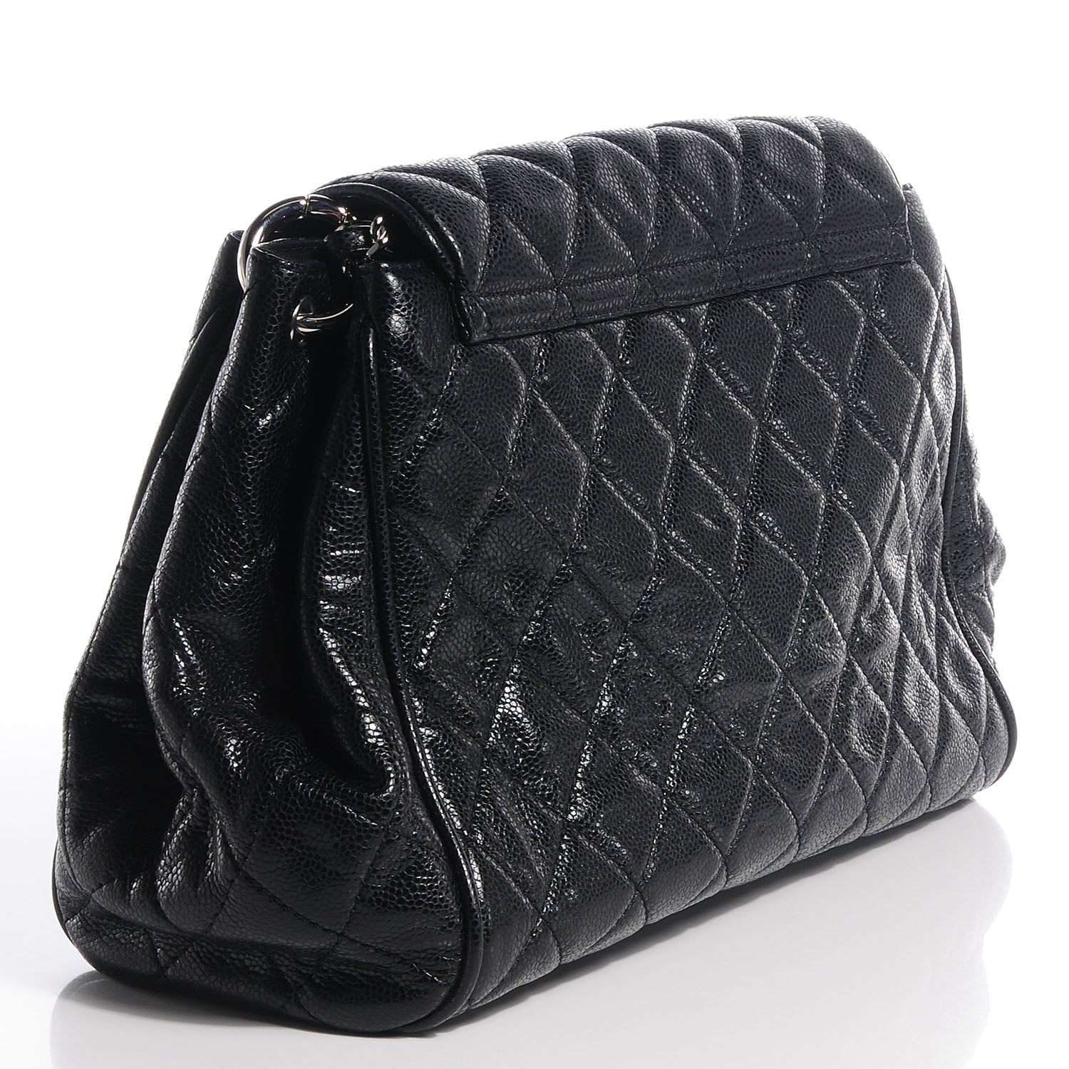 Chanel Caviar Quilted Timeless Accordion Flap Black 3 of 7