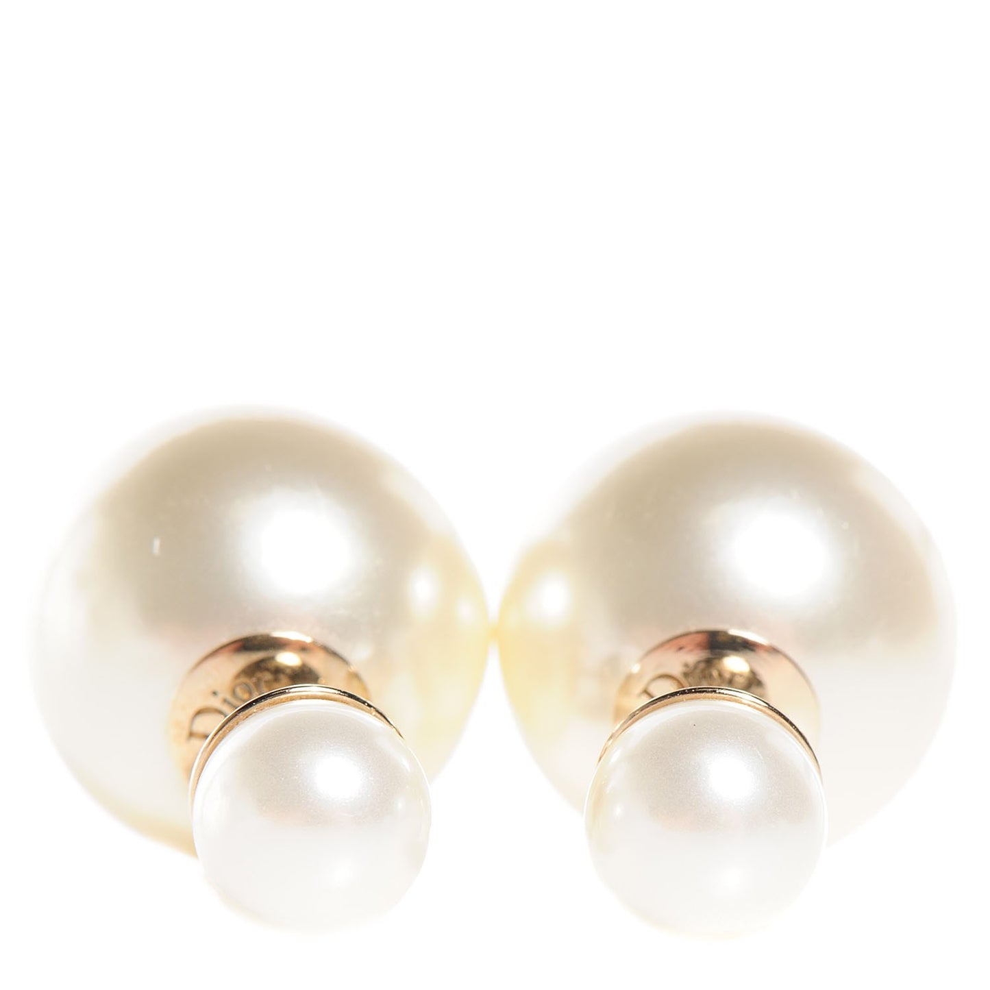 Mise En Dior Tribal Earrings Cream