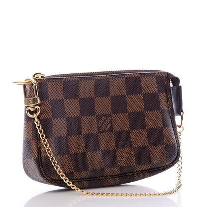Louis Vuitton Damier Ebene Mini Pochette Accessories 3 of 8