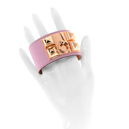 Hermes Epsom Collier de Chien CDC Bracelet T2 Mauve Sylvestre 2 of 7