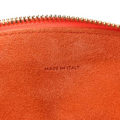 Celine Supple Calfskin Medium Romy Shoulder Bag Pop Orange 8 of 12