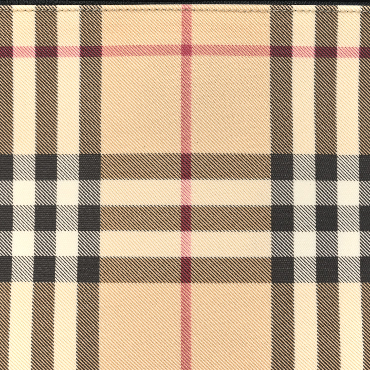 Burberry Vintage Check Zip Pouch Antique Yellow 7 of 10
