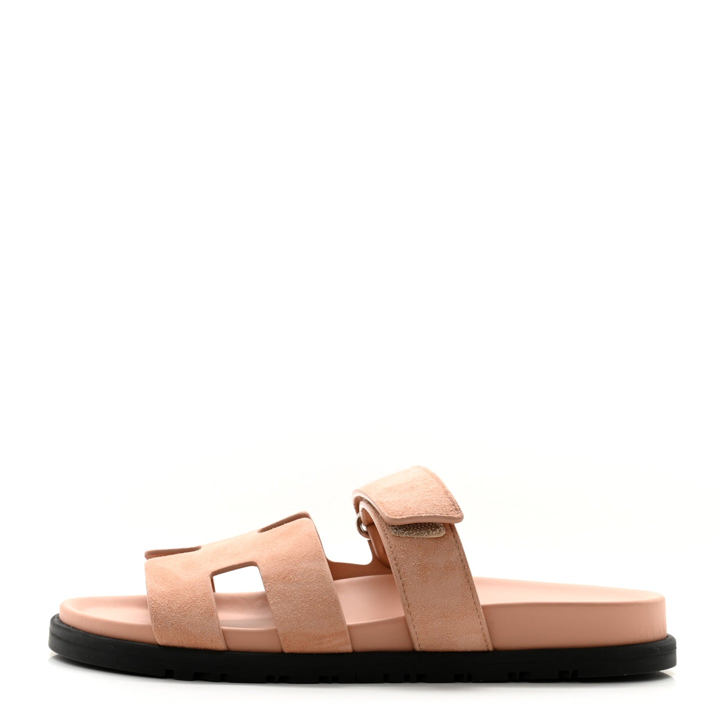 Suede Goatskin Womens Chypre Sandals 37 Nude