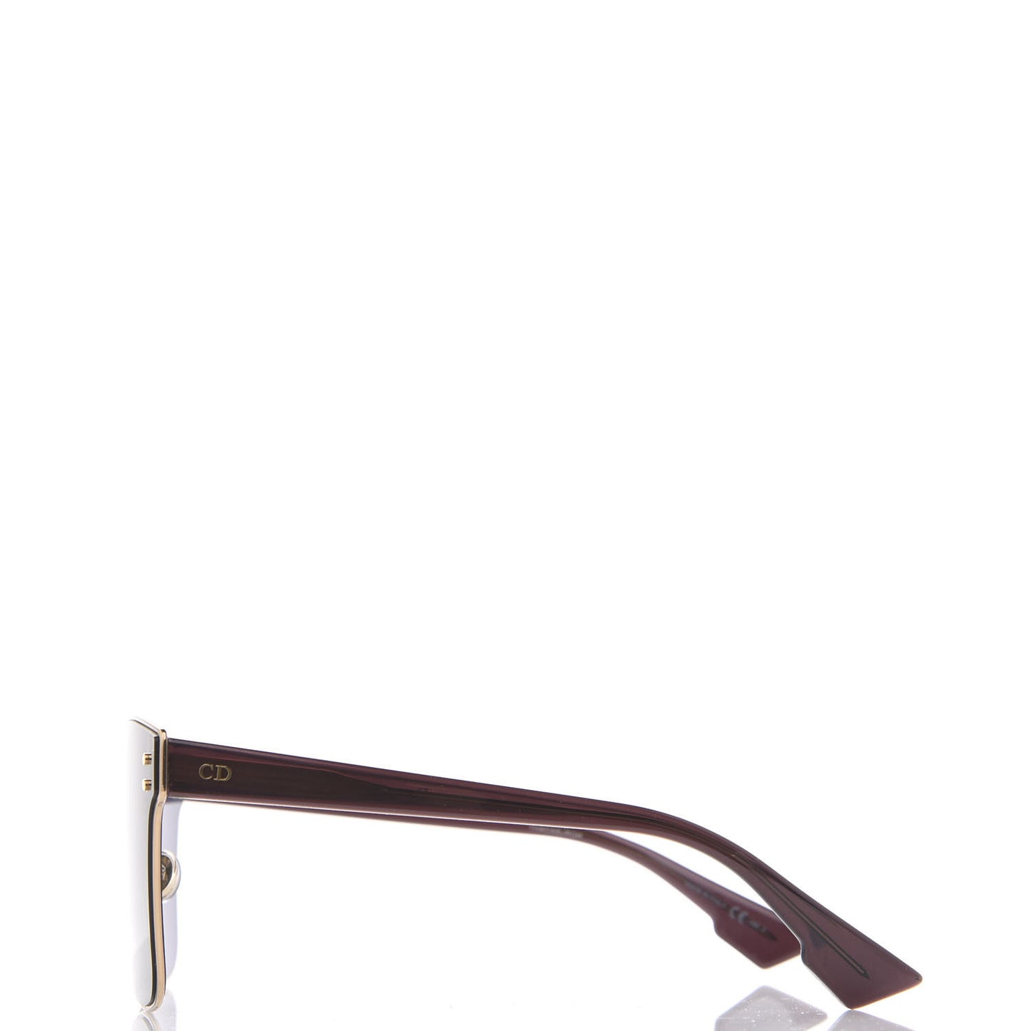 Diorizon1 Mirrored Sunglasses Gold