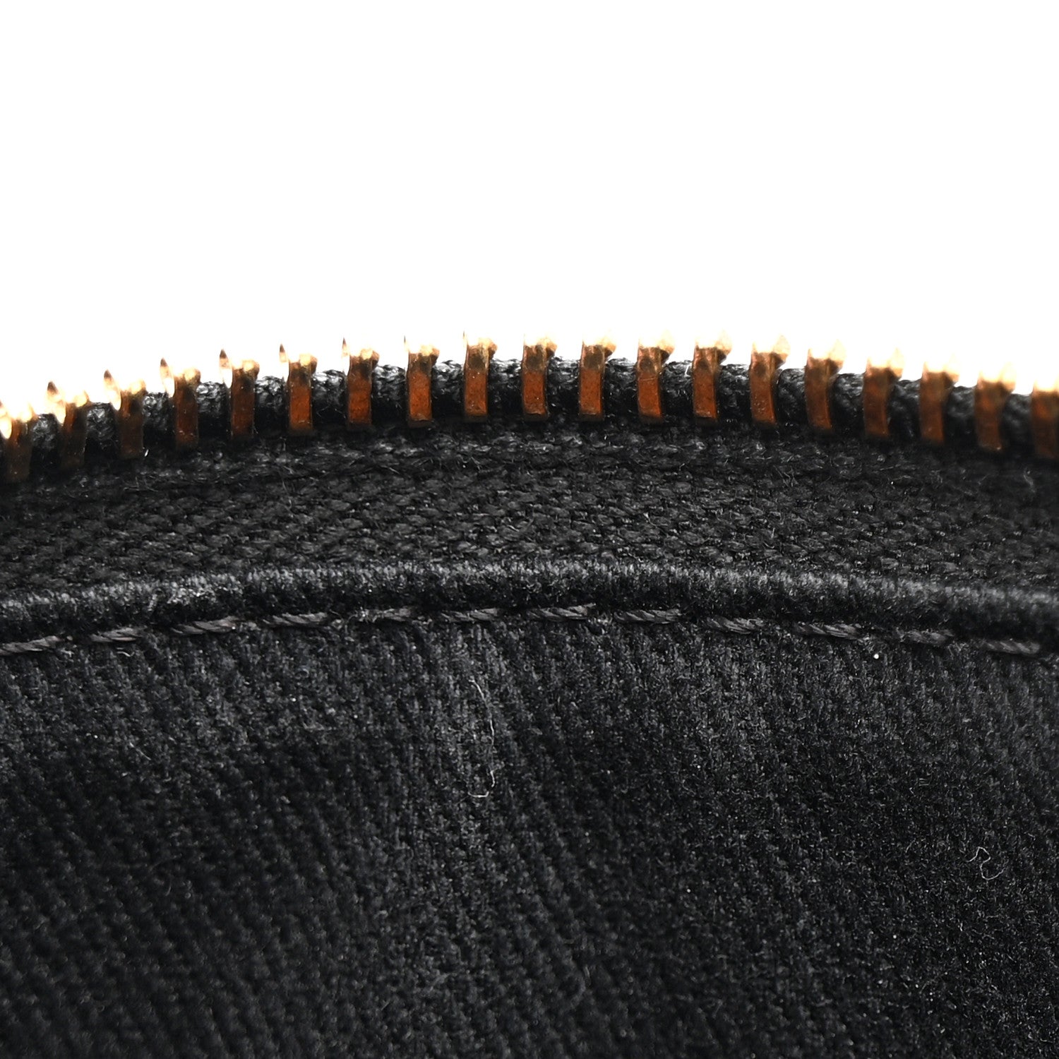 Versace Coated Canvas Medium La Greca Signature Pouch Black Caramel 10 of 12