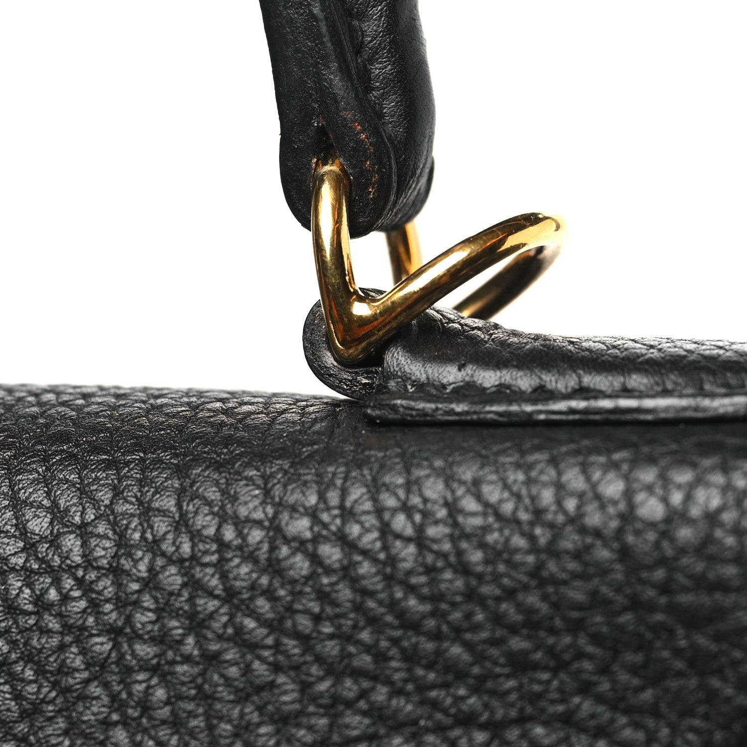 Hermes Togo Kelly Retourne 28 Black 10 of 11