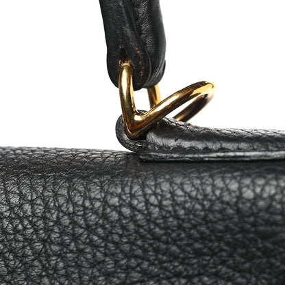 Hermes Togo Kelly Retourne 28 Black 10 of 11