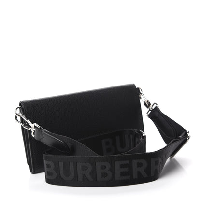 Burberry Grainy Calfskin Wallet with Detachable Strap Black 3 of 9