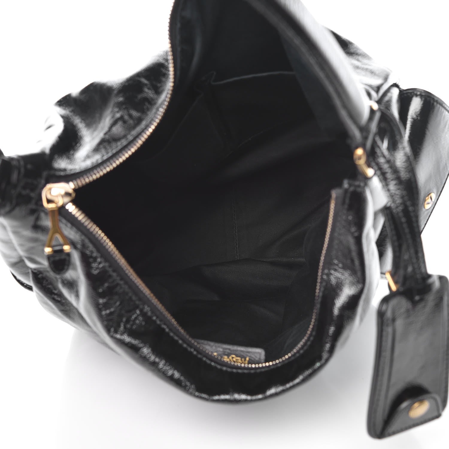 Saint Laurent Patent Multy Medium Hobo Bag 5 of 10