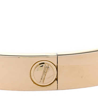 Cartier 18K Yellow Gold Love Bracelet 16 8 of 9