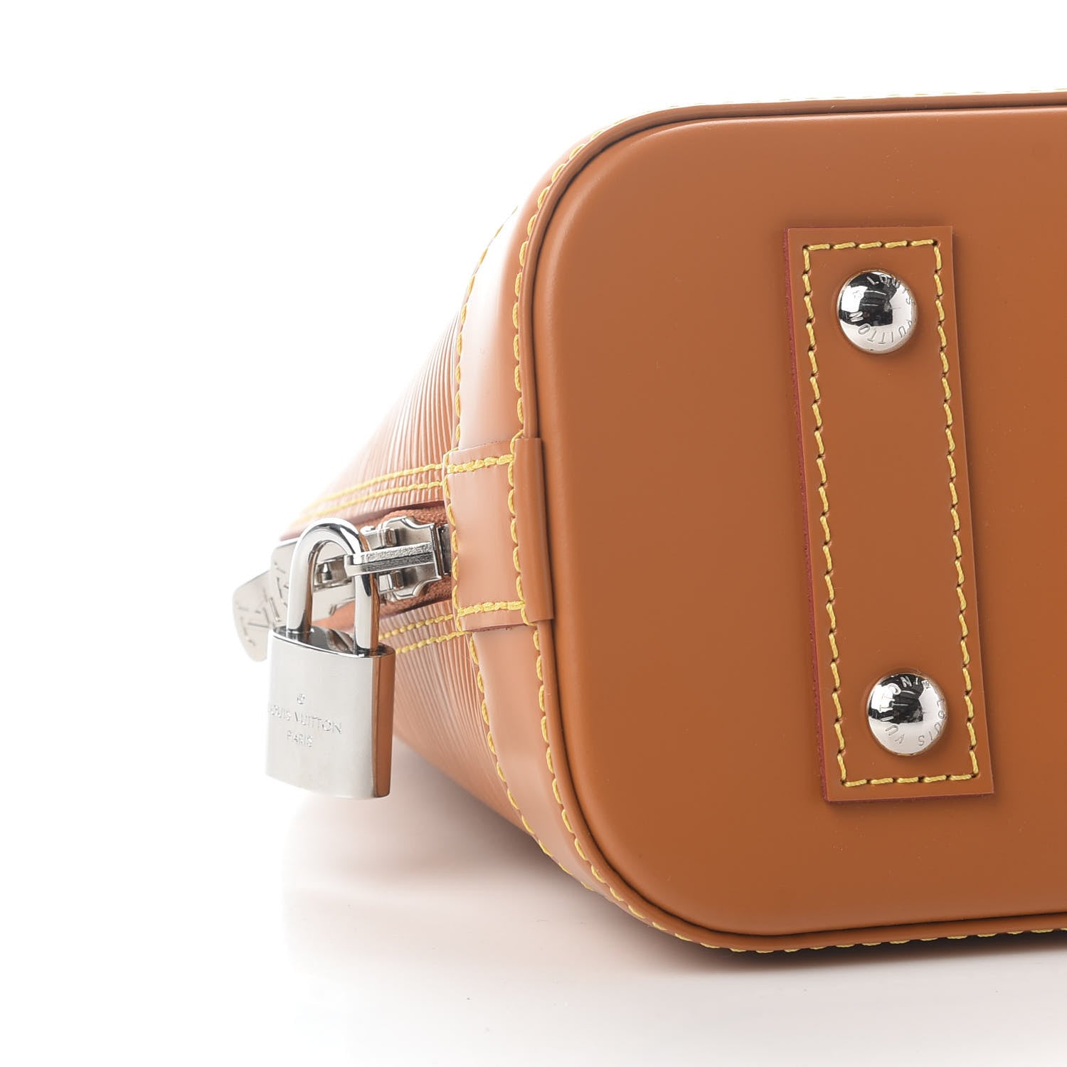 Louis Vuitton Epi Jacquard Alma BB Honey Gold 6 of 7