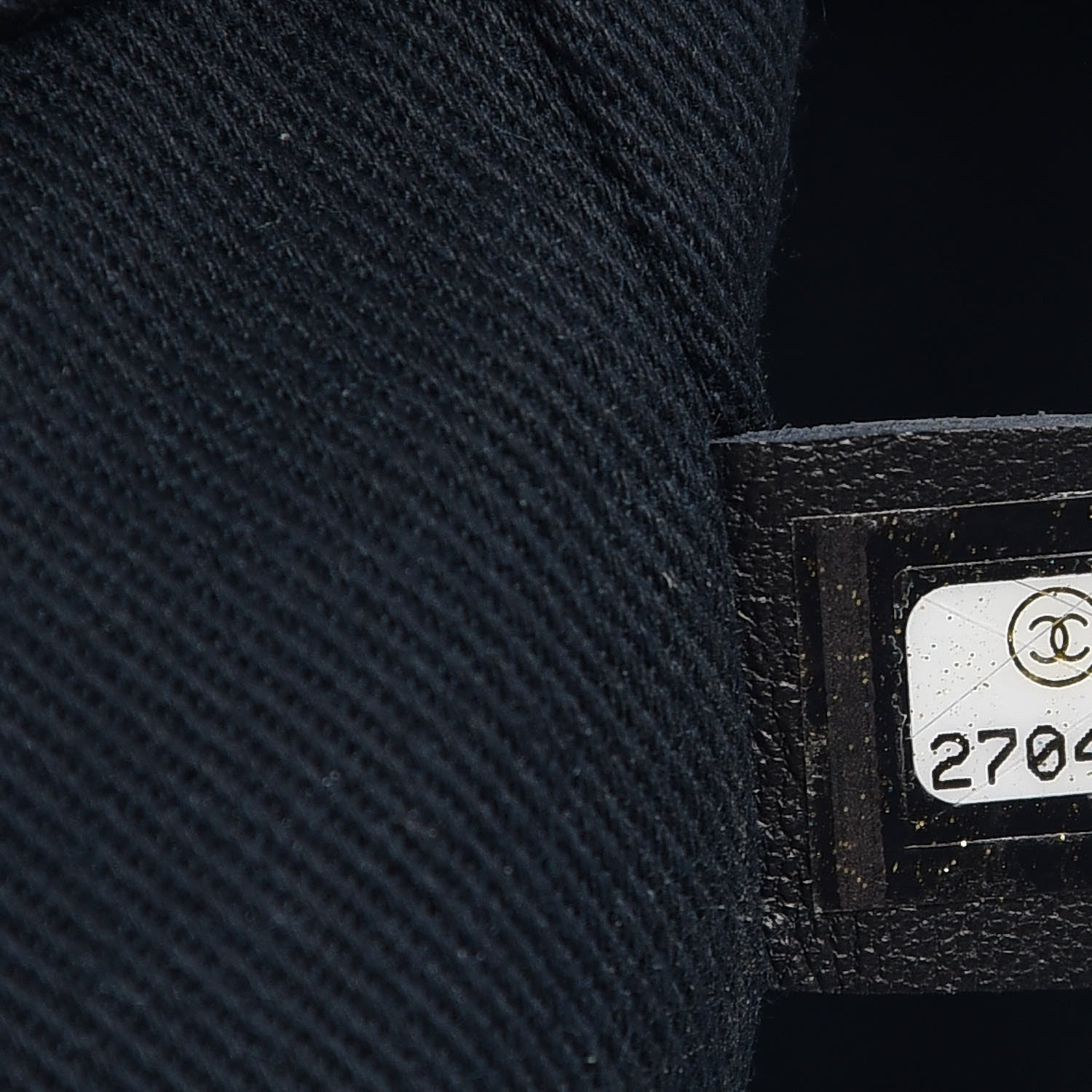 Chanel Woven Straw Raffia Large Deauville Tote White Navy 7 of 9