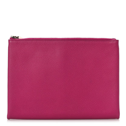 Hermes Evercolor Atout Pouch Rose Pourpre Bleu Saphir 1 of 9