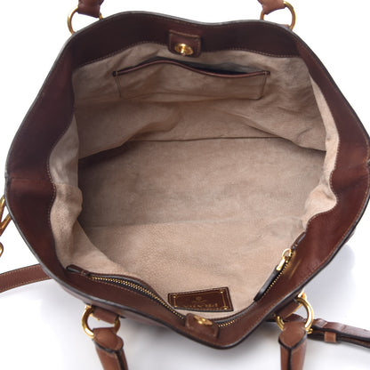 Prada Soft Calf Tote Nocciolo 6 of 14