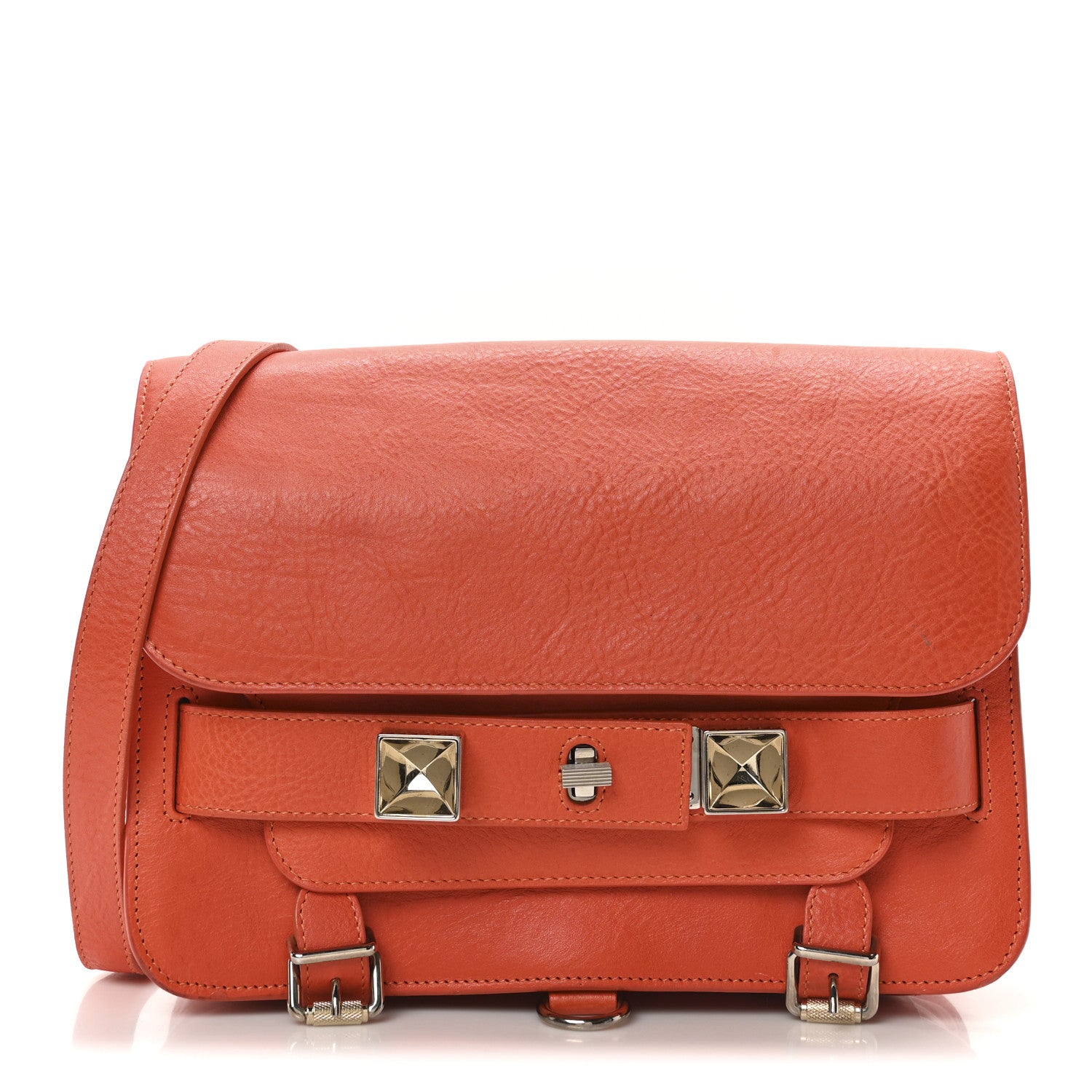 Proenza Schouler Calfskin Mini PS11 Classic Shoulder Bag Tangerine 1 of 9