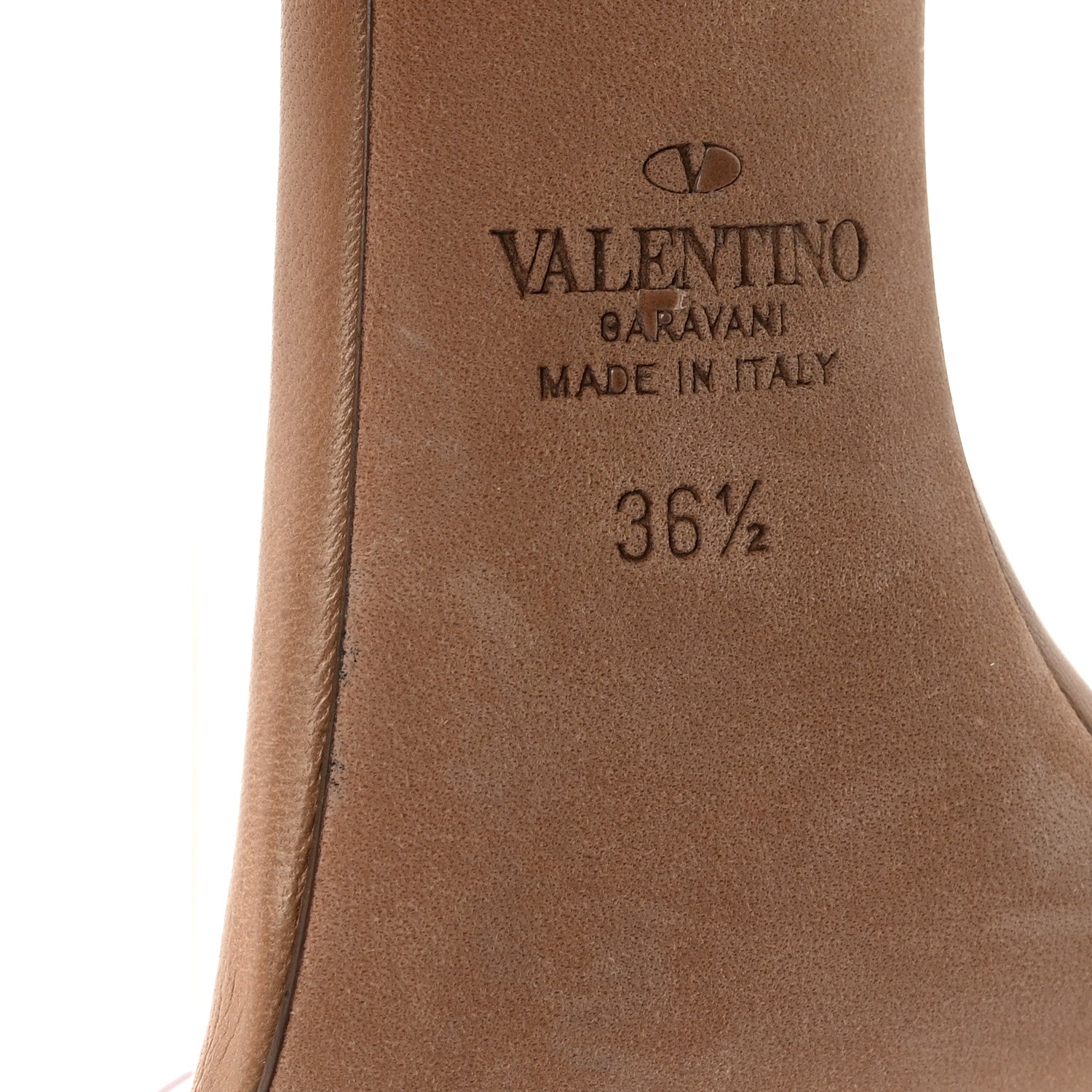 Valentino Garavani Kidskin PVC Rockstud Spiral Ankle Strap 100mm Sandals 36.5 Rose 7 of 8