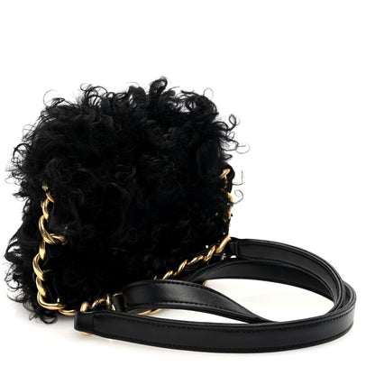Chanel Fantasy Fur CC Mini Flap Bag Black 3 of 10