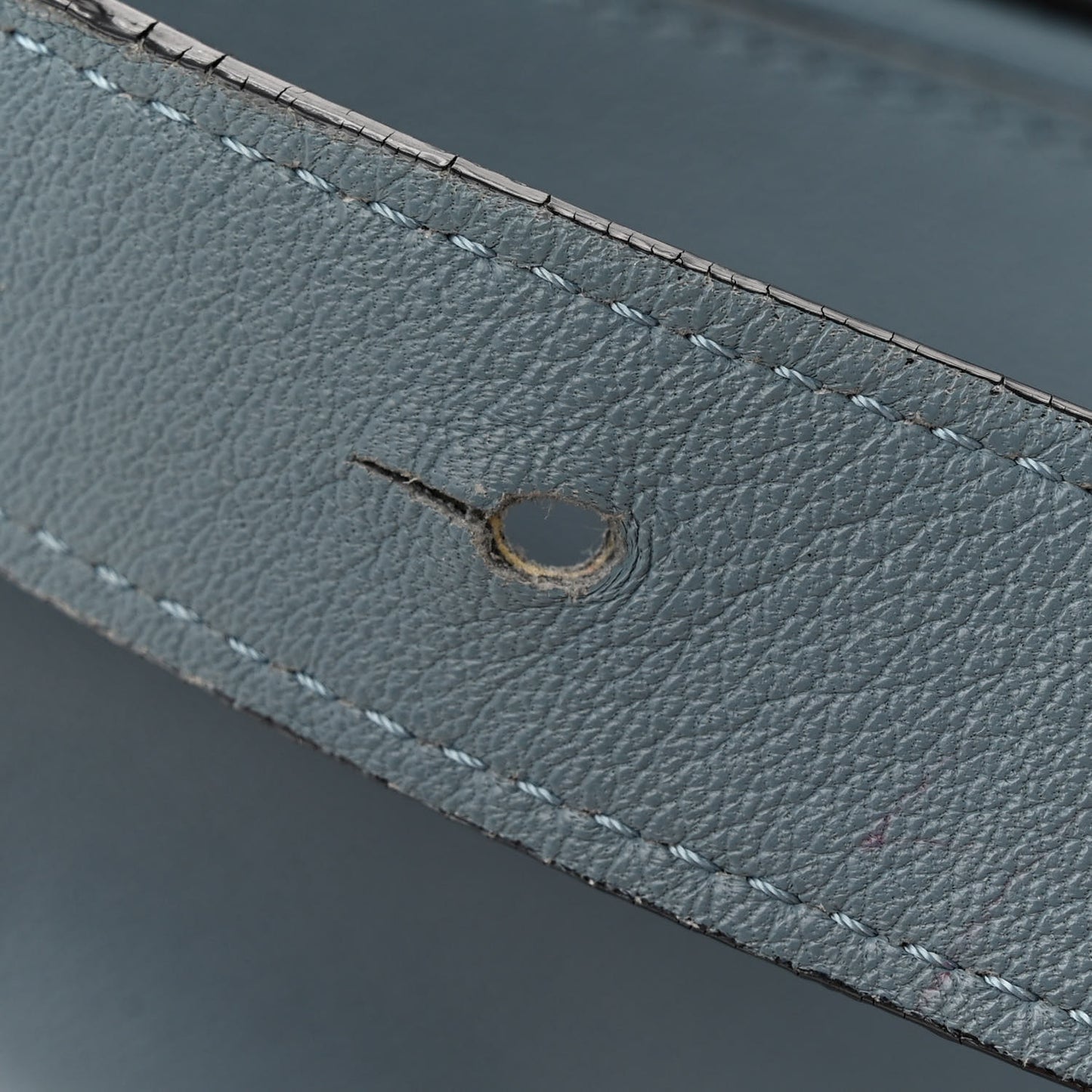 Calfskin Medium Puzzle Bag Stone Blue