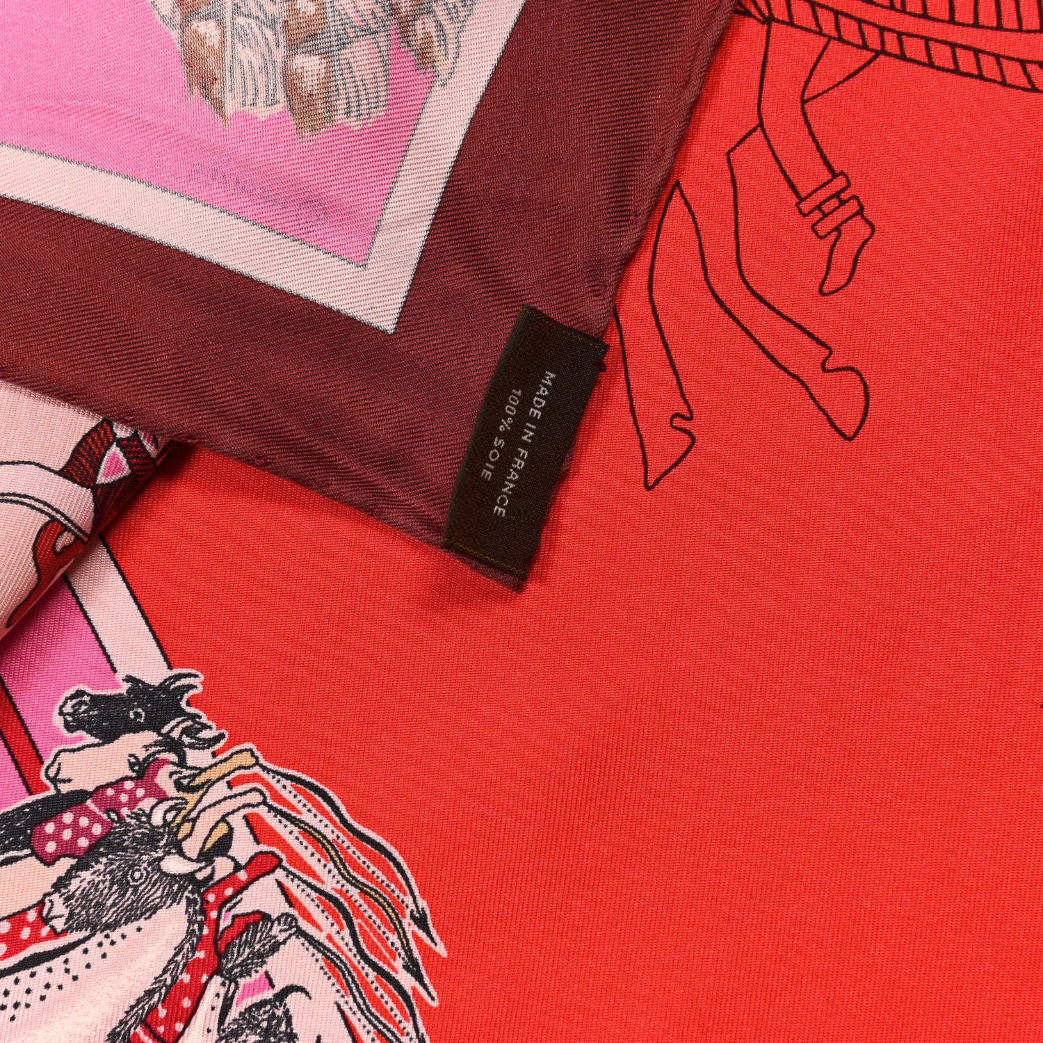 Hermes Silk Pani La Shar Pawnee Scarf 90 3 of 5