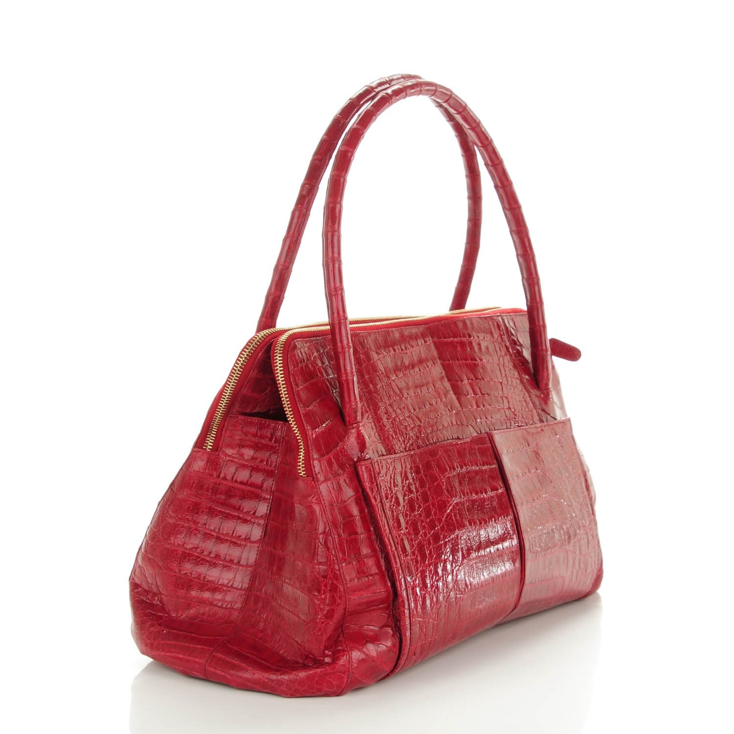 Nancy Gonzalez Crocodile Large Linda Tote Tote Red 3 of 8