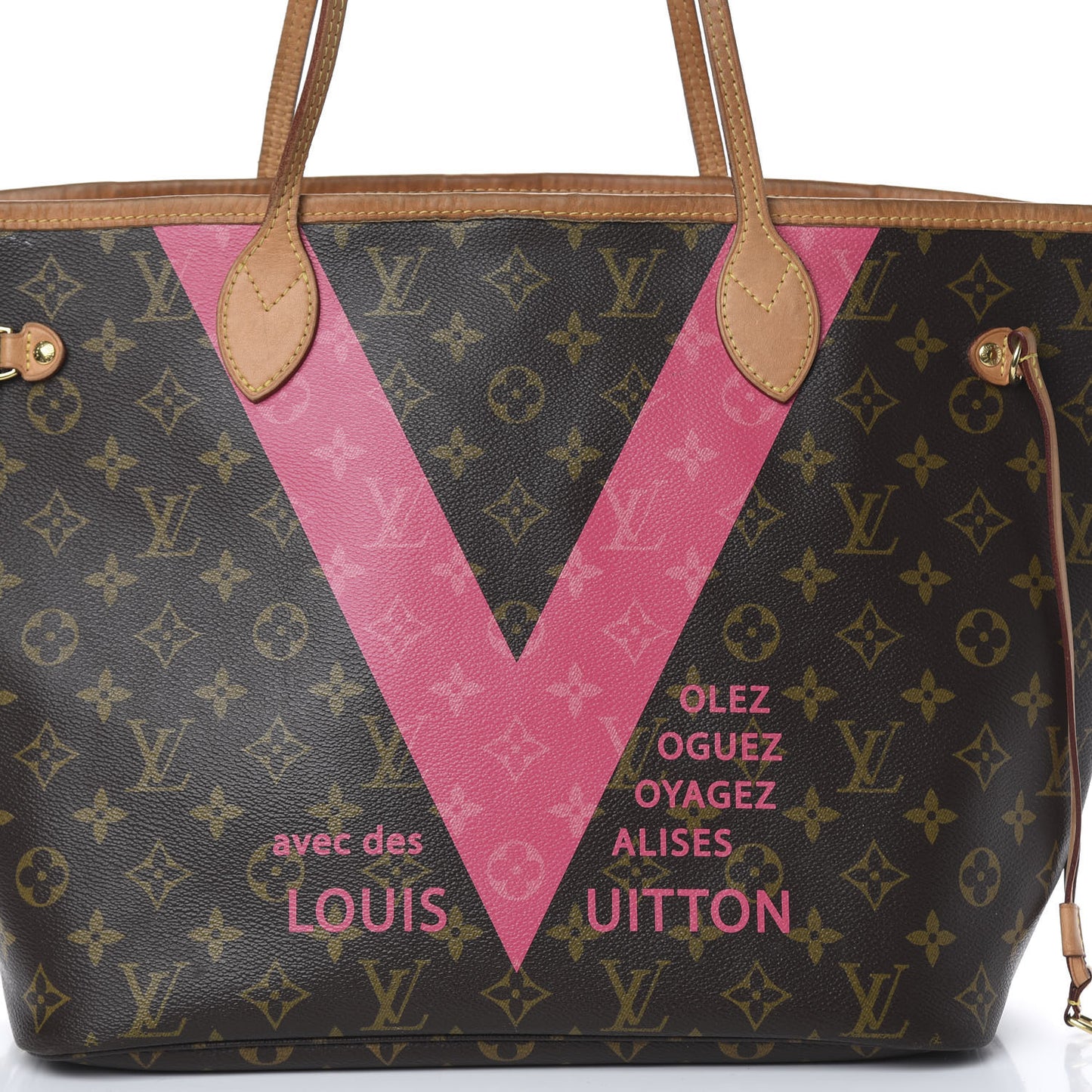 Monogram V Neverfull MM Grenade
