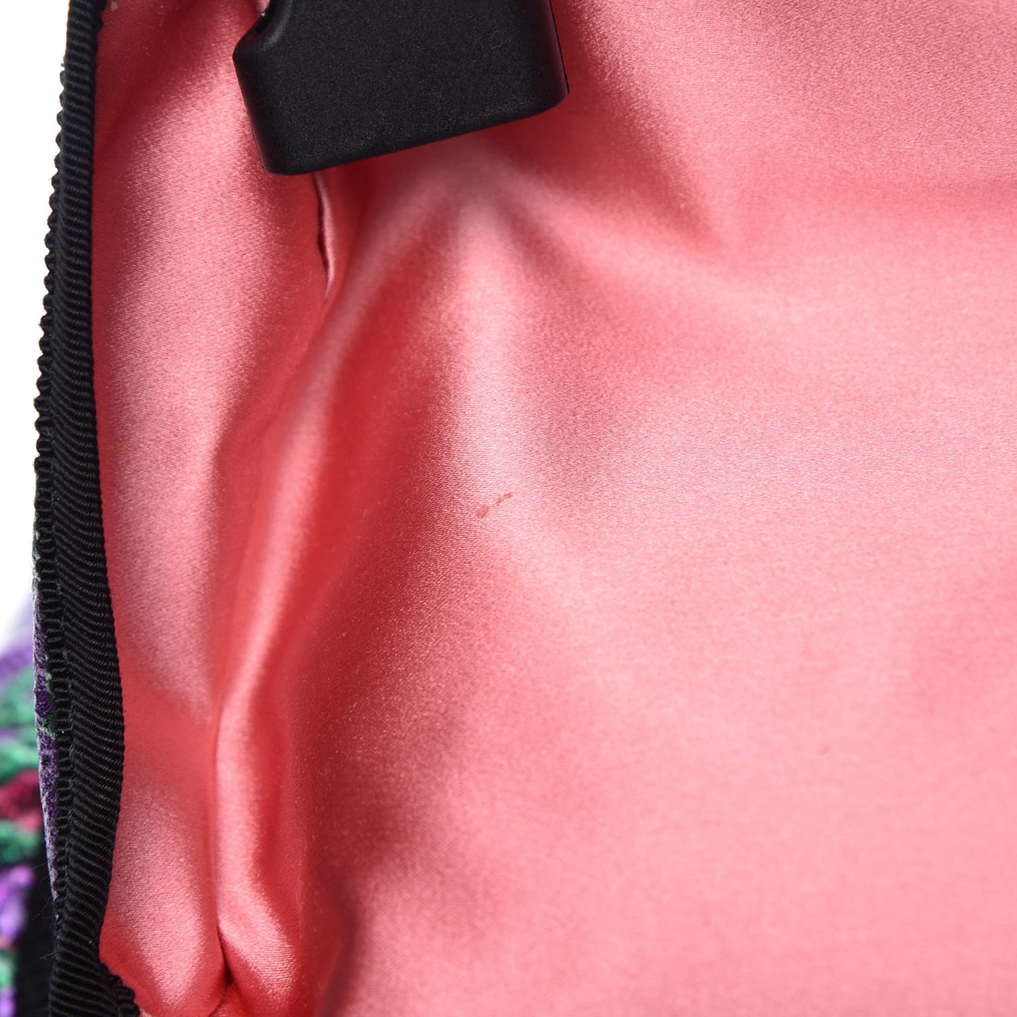 Brocade Web Small Double Buckle Backpack Multicolor