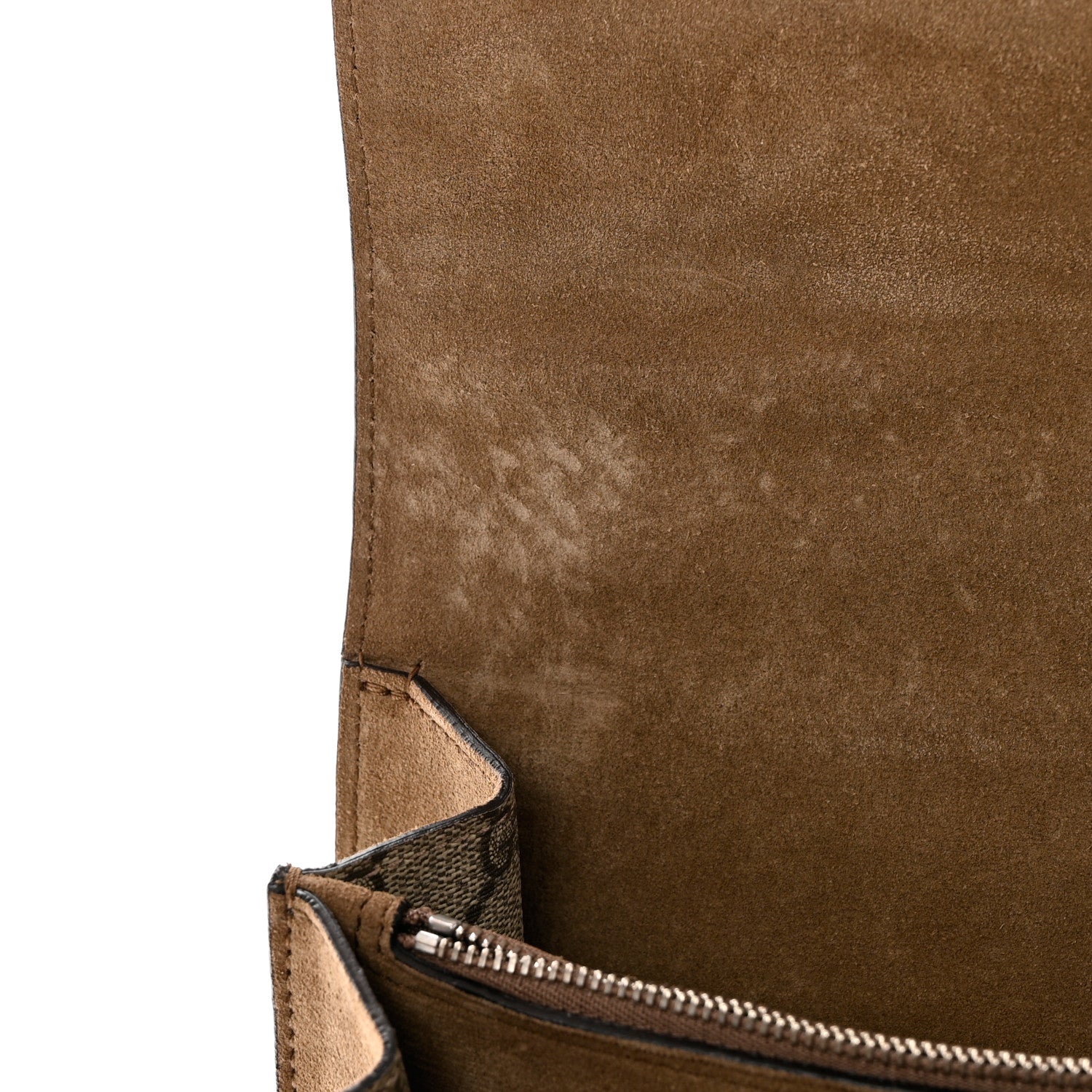 Gucci GG Supreme Monogram Embroidered Medium Dionysus Shoulder Bag Taupe 12 of 19