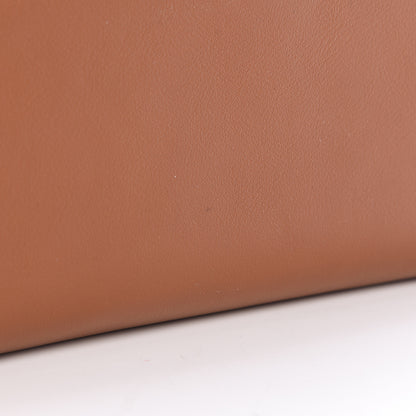 Chloe Calfskin Suede Georgia Flap Wallet Pearl Beige 8 of 10