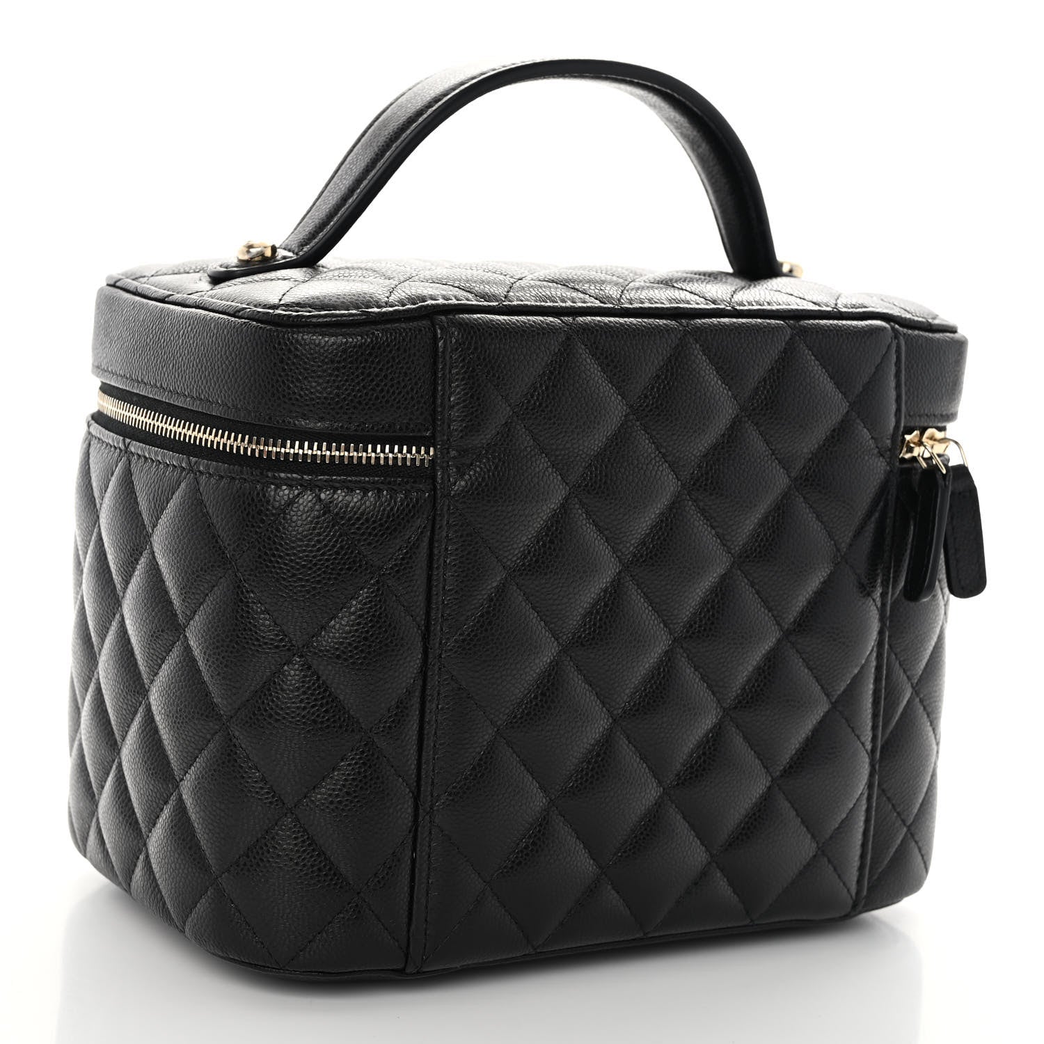 Chanel Caviar Quilted Large Vanity Pouch Black 5 of 13