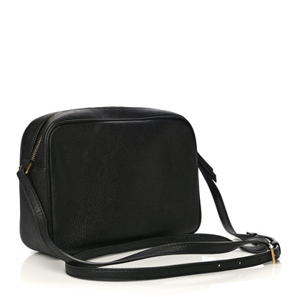 Saint Laurent Lambskin Monogram Small Lou Camera Bag Black 3 of 11