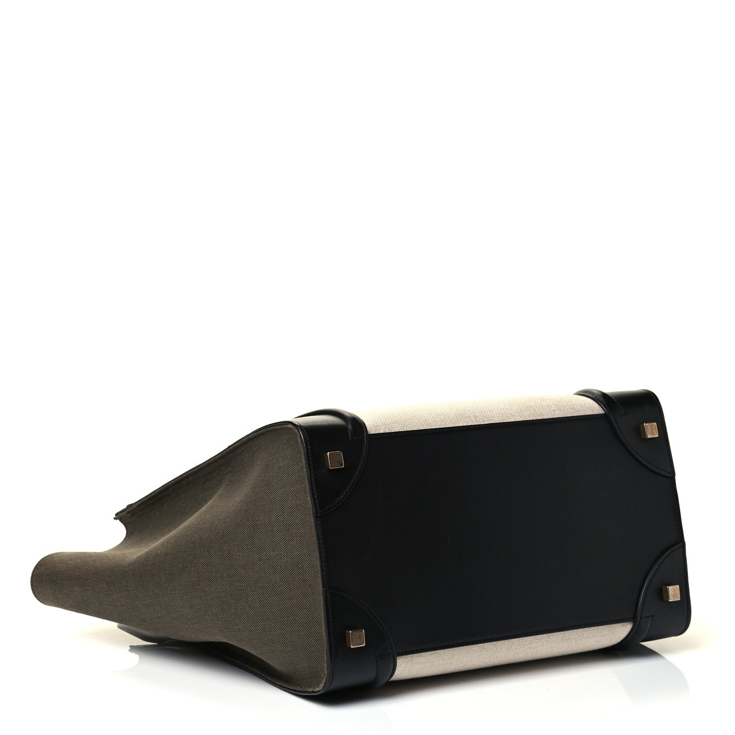 Celine Canvas Smooth Calfskin Suede Mini Tri-Color Luggage 3 of 4