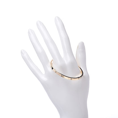 Cartier 18K Yellow Gold 6 Diamond Small LOVE Bracelet 16 2 of 6
