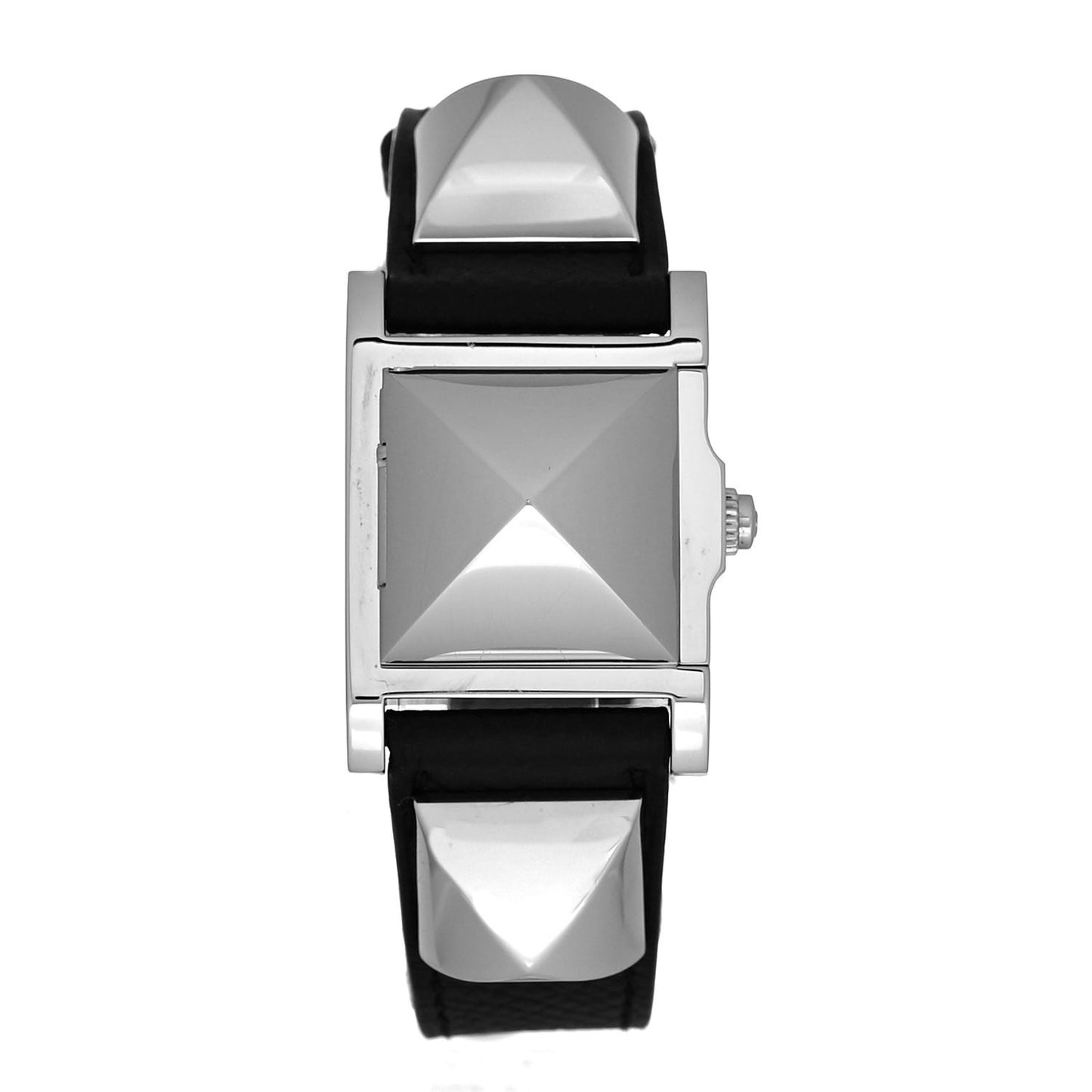 Stainless Steel Epsom 23mm Medor Quartz Watch Noir