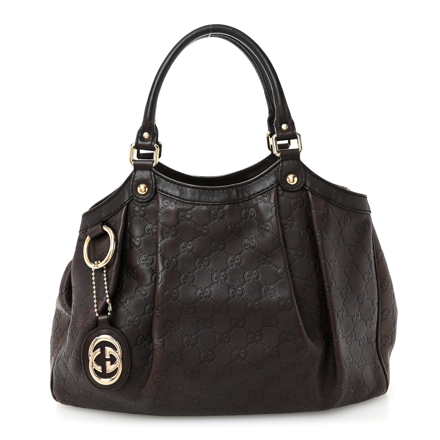 Guccissima Medium Sukey Tote  Brown