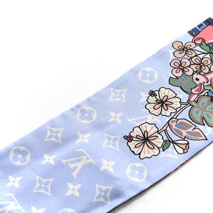 Louis Vuitton Silk Monogram LV Wonderland Bandeau Nude 4 of 4