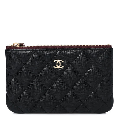 Chanel Caviar Quilted Small Cosmetic Case Black 1 of 9