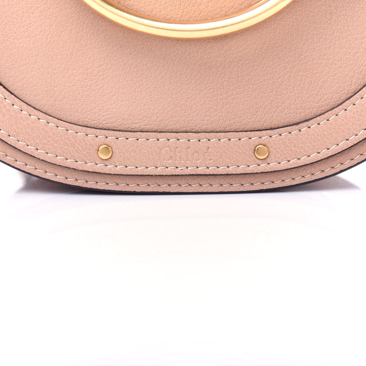 Chloe Calfskin Suede Small Nile Bracelet Bag Biscotti Beige 10 of 10