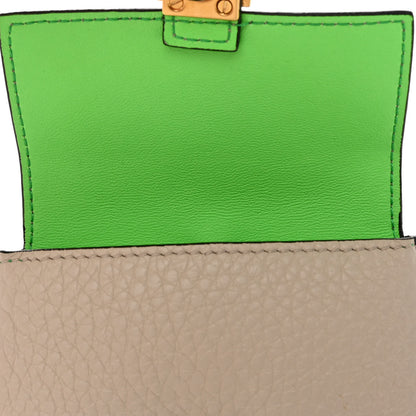 Fendi Cuoio Romano Micro Baguette Charm Latte 9 of 13