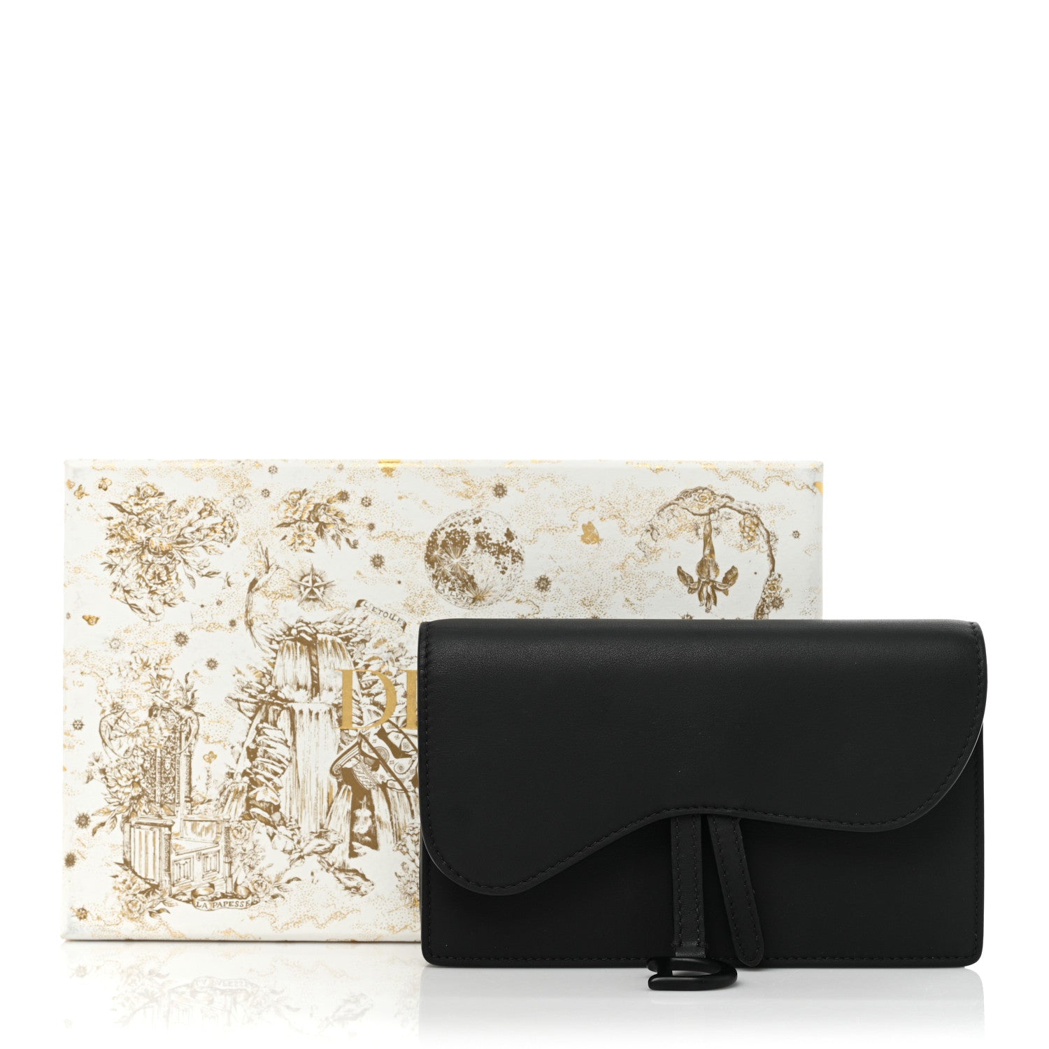 Christian Dior Ultra Matte Calfskin Saddle Belt Bag Black 15 of 15