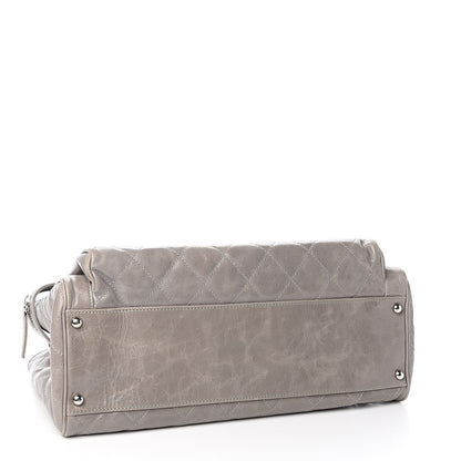 Chanel Glazed Calfskin Small New Portobello Grey 4 of 12