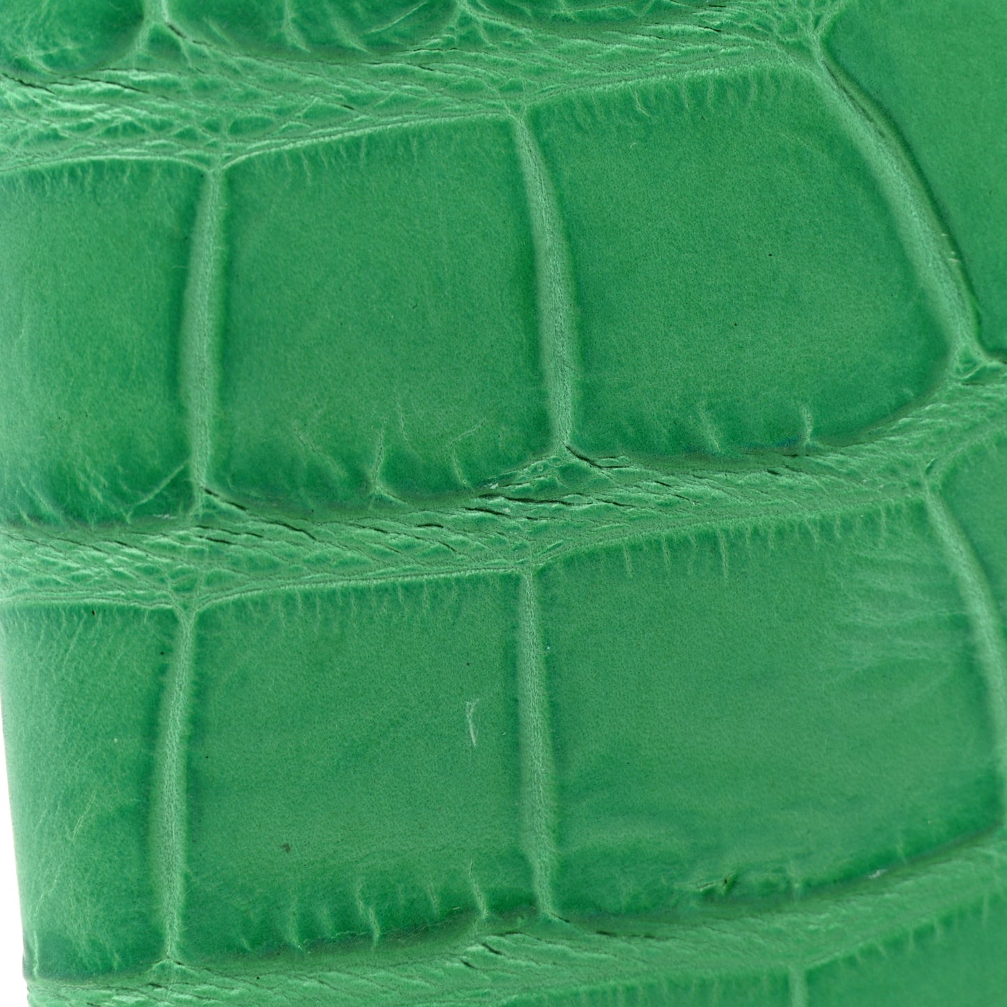 Calfskin Crocodile Embossed Medium Antigona Envelope Clutch Emerald