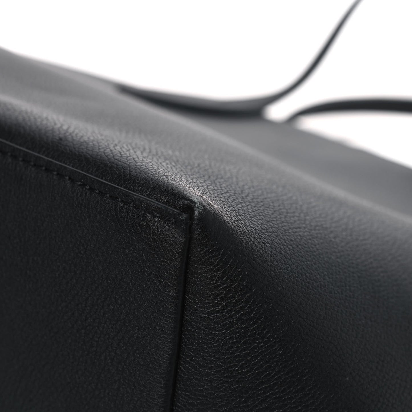 Calfskin Lockme Go Tote Black