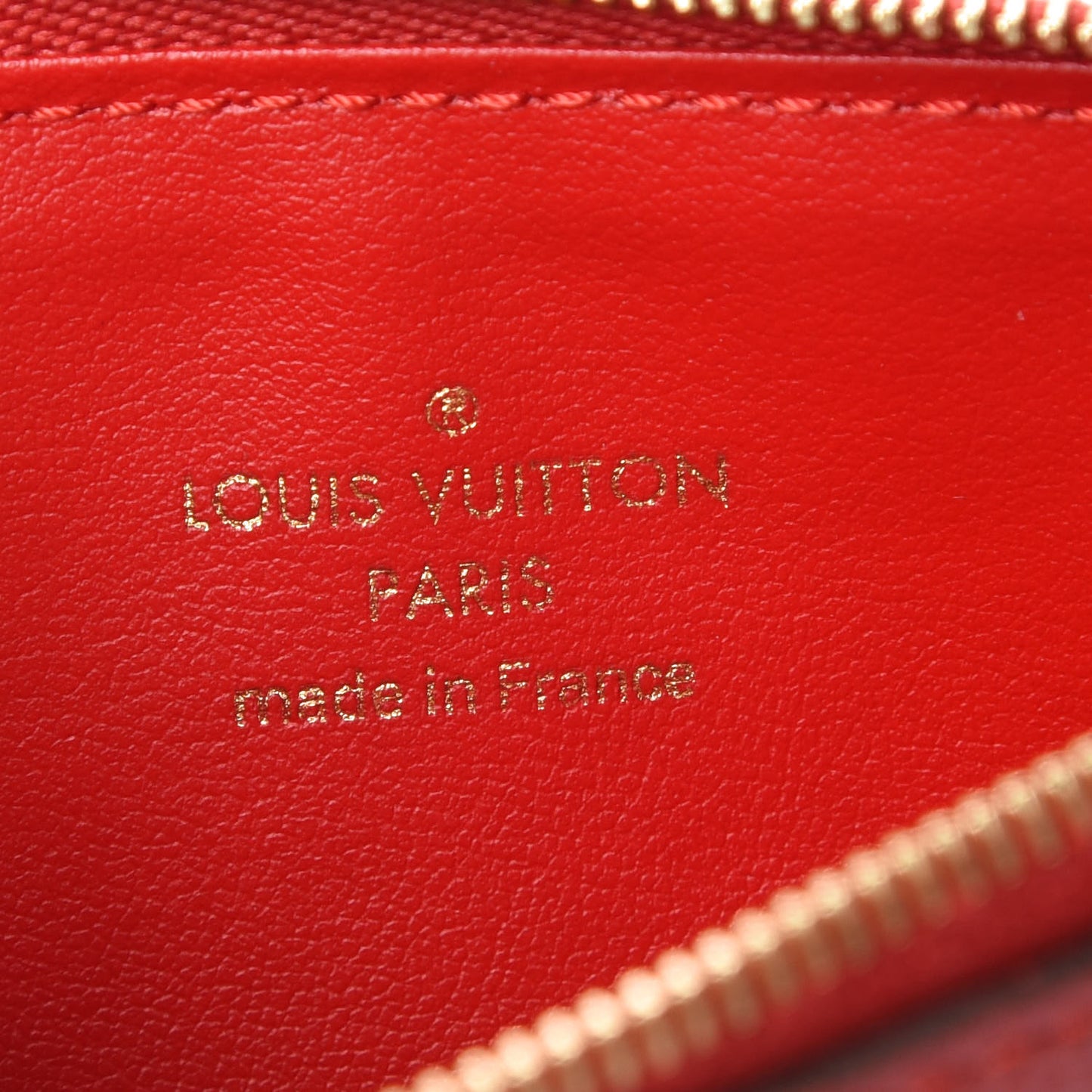 Empreinte Curieuse Wallet Zippered Insert Cherry