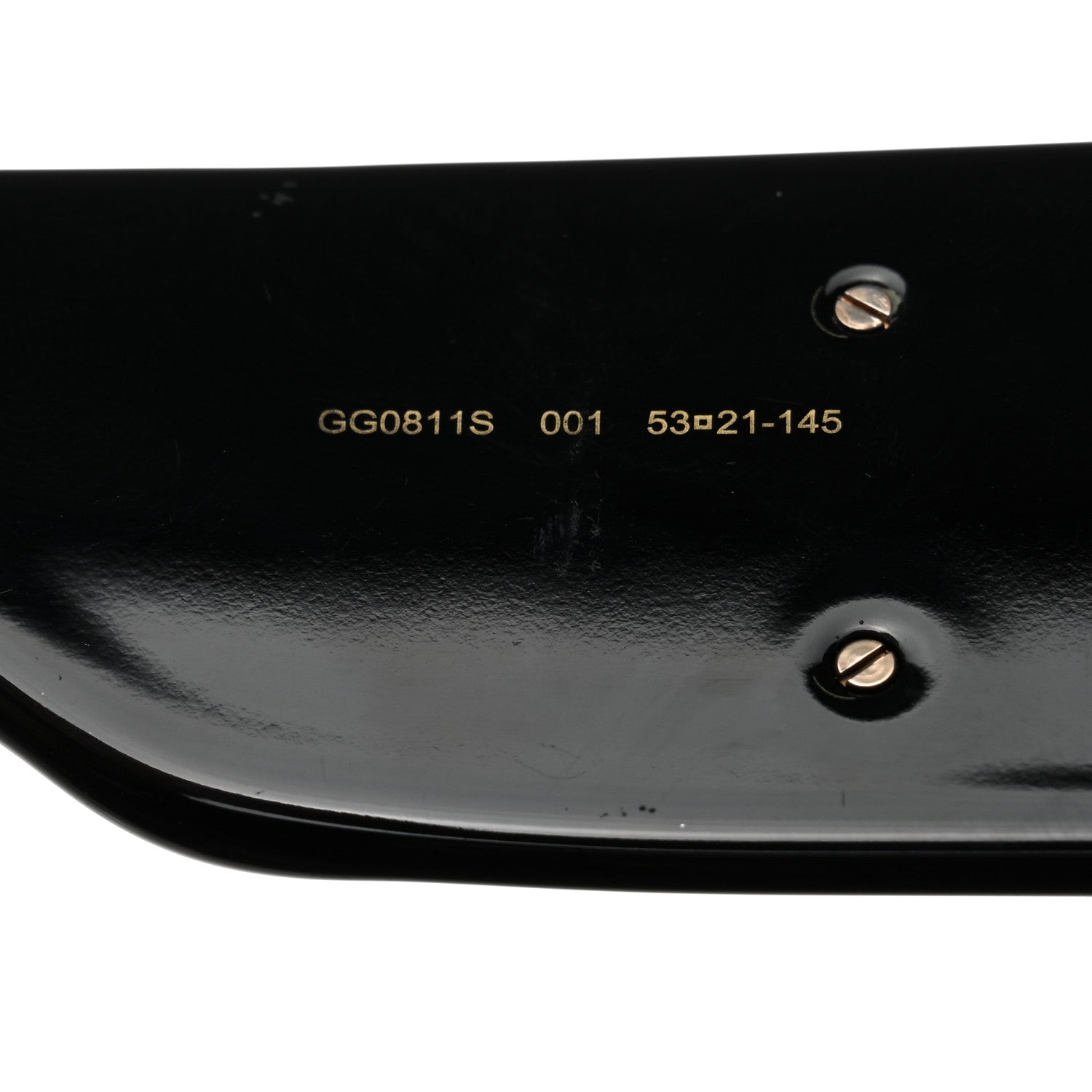 Gucci Acetate Rectangular Sunglasses GG0811S Black 5 of 9