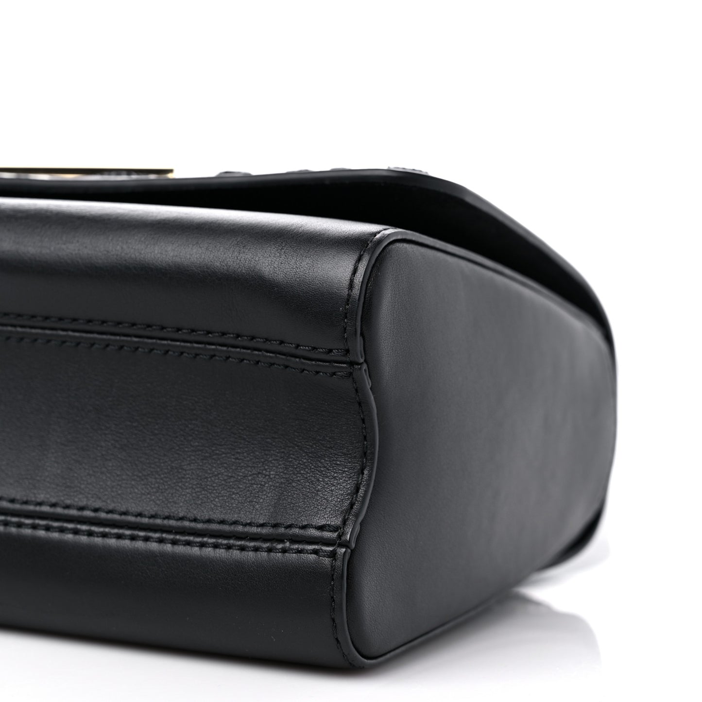 Calfskin Since 1854 Embroidered Twist MM Black