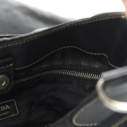 Prada Tessuto Nylon Hobo Black 13 of 27